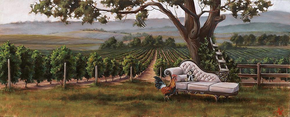 Art Spotlight - Tree of Knowledge original oil by Pete Tillack