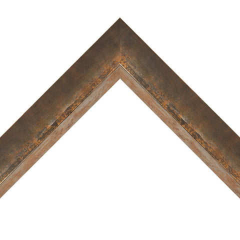 Metallic Charcoal Bronze Cap Frame with Beveled Lip