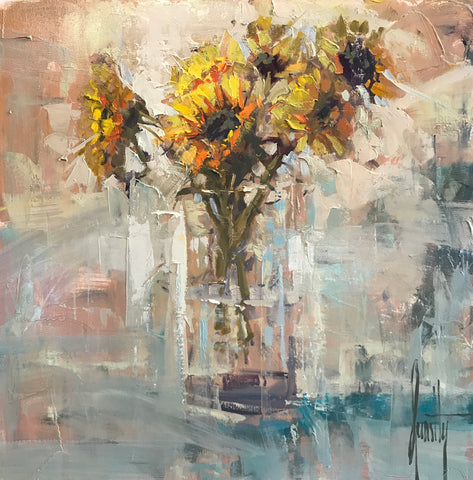 Afternoon Sun by Steven Quartly - Sunflower Floral