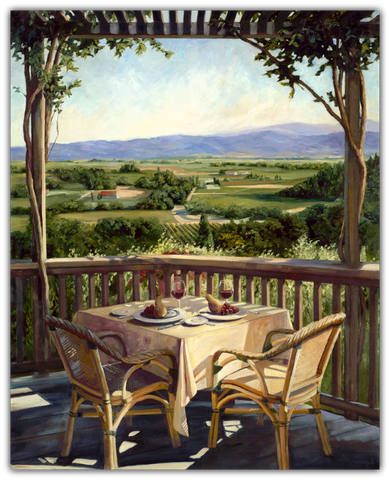 Auberge Sunday by Susan Hoehn