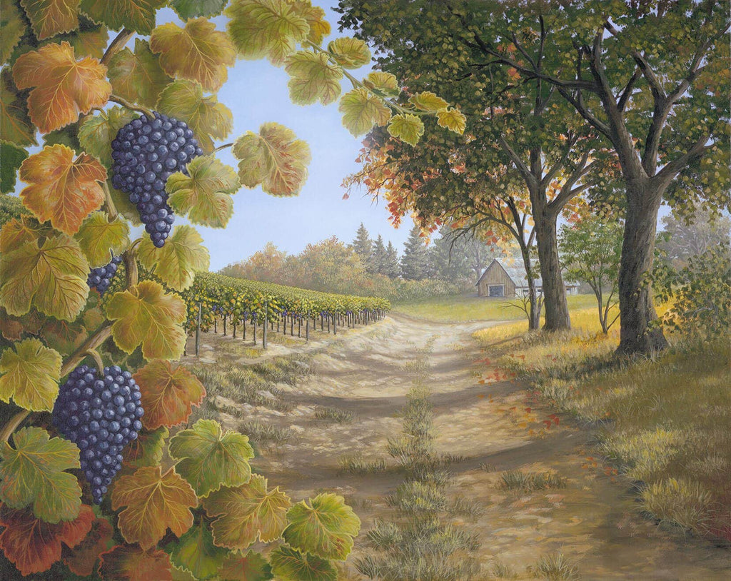 Autumn Harvest Original Acrylic by Patrick O'Rourke