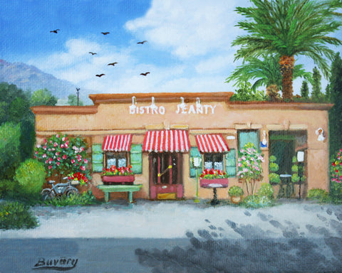 Bistro Jeanty - canvas giclee