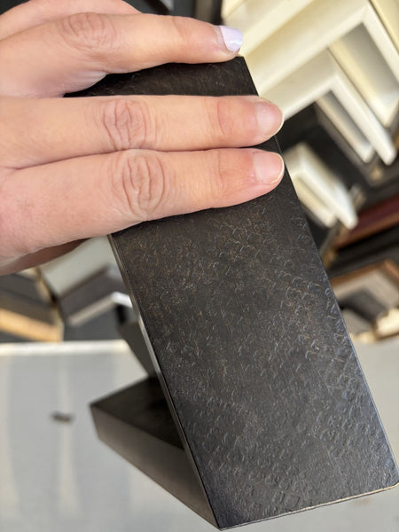 Eiffel - Pewter Custom Float Frame