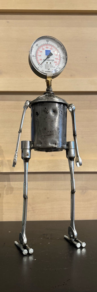 Gauge Bot - Found Metal Object Sculpture
