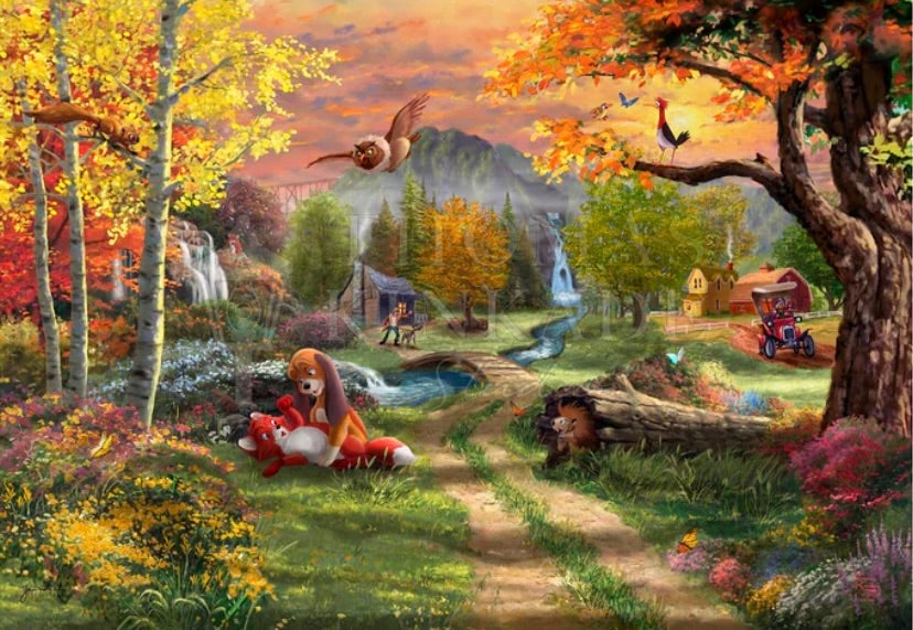 Disney Fox and the Hound - Limited Edition Canvas – Gallery 1870