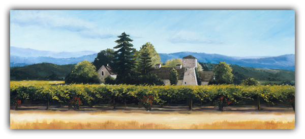 Morning Light Napa Valley artwork by Susan Hoehn