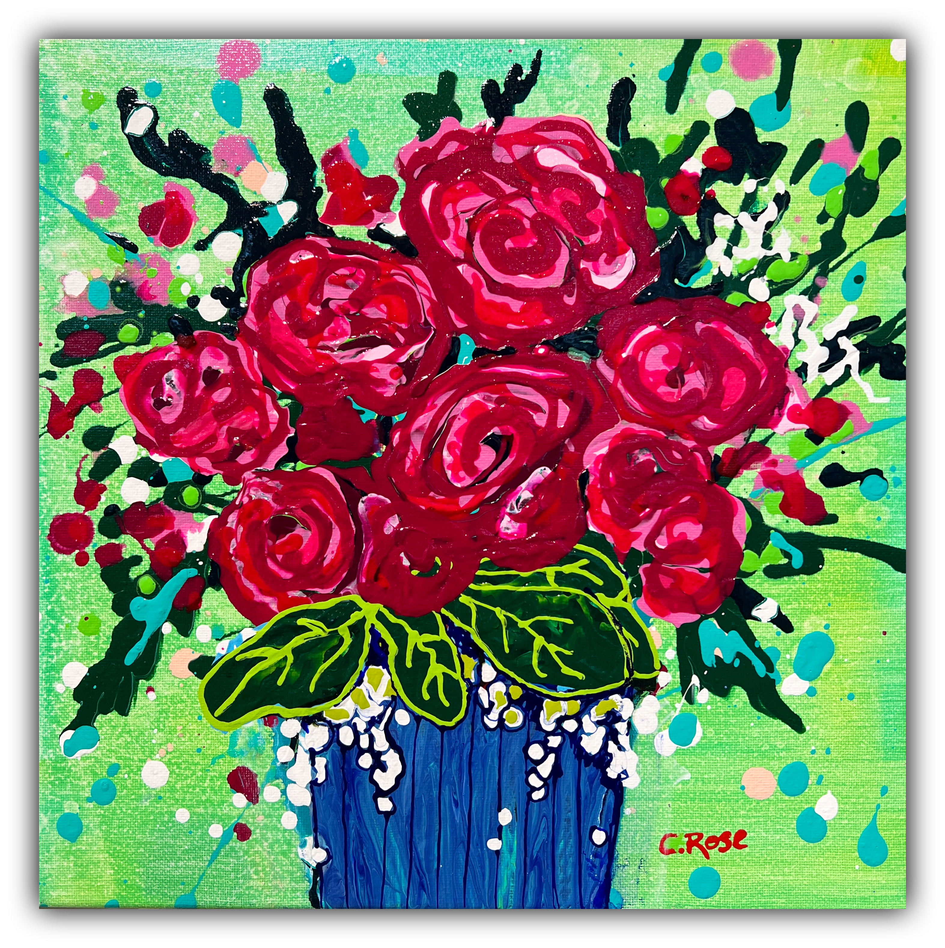 Red Roses 12x12