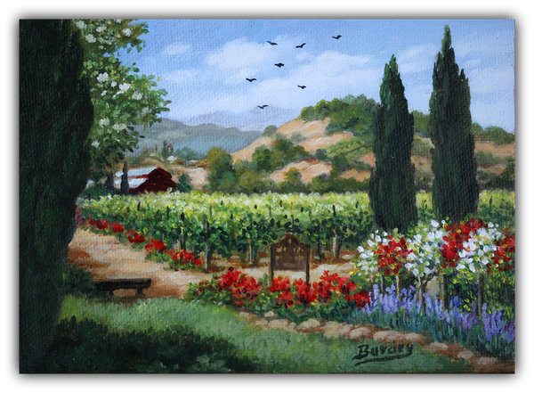Rustic Vineyard Charm by Imre Buvary