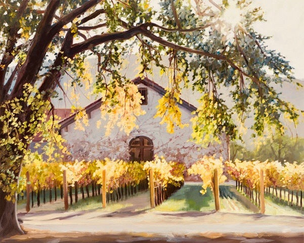 Winery in the Fall Limited Edition by Susan Hoehn