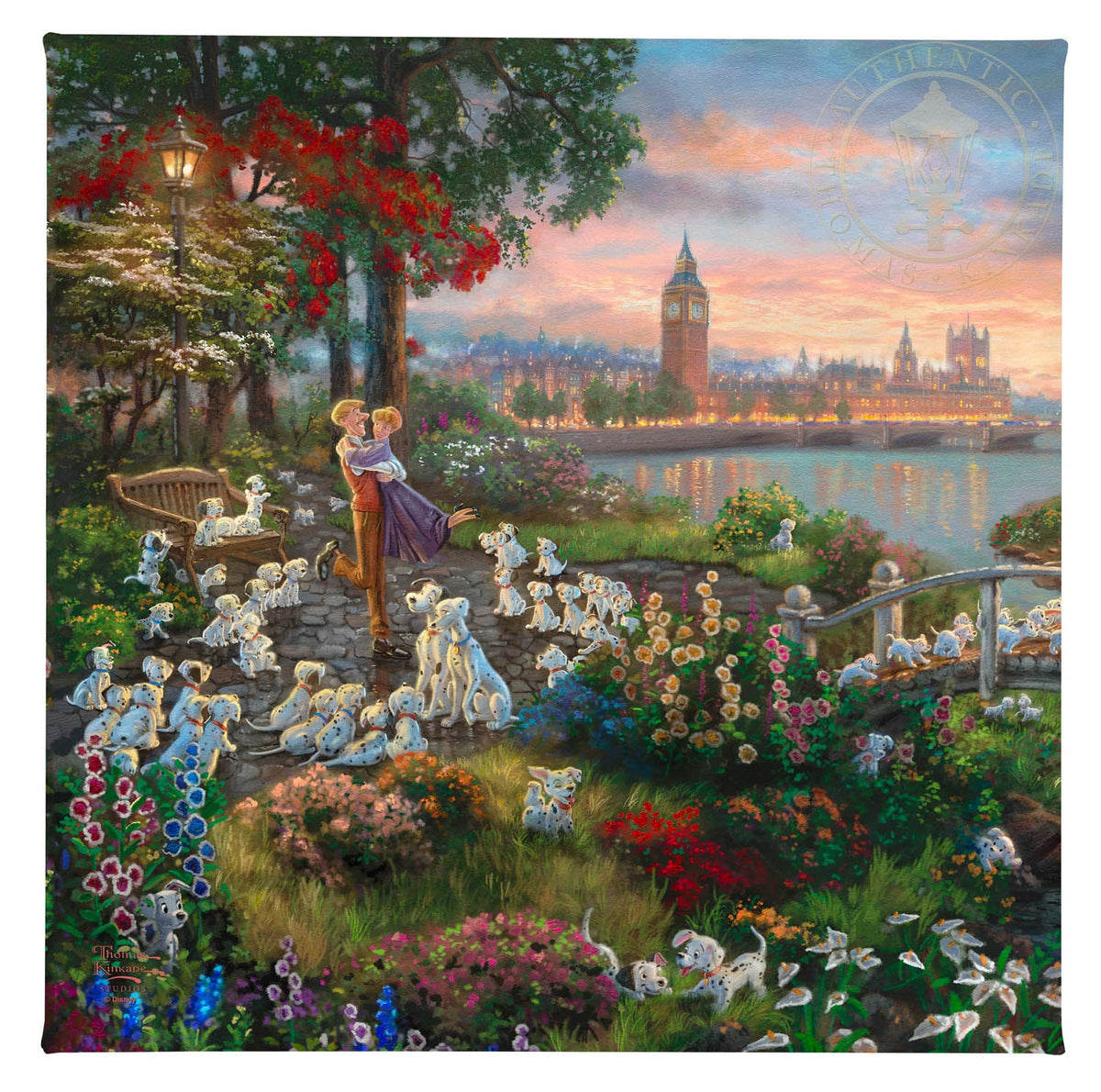 Disney 101 Dalmatians - Gallery Wrapped Canvas - 14 x 14 gallery wrapped canvas