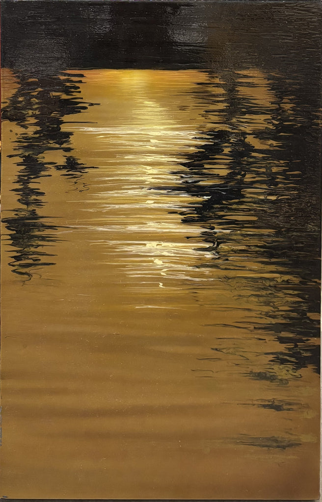 Reflections - 19x12" original acrylic painting by renowned artist Patrick O'Rourke