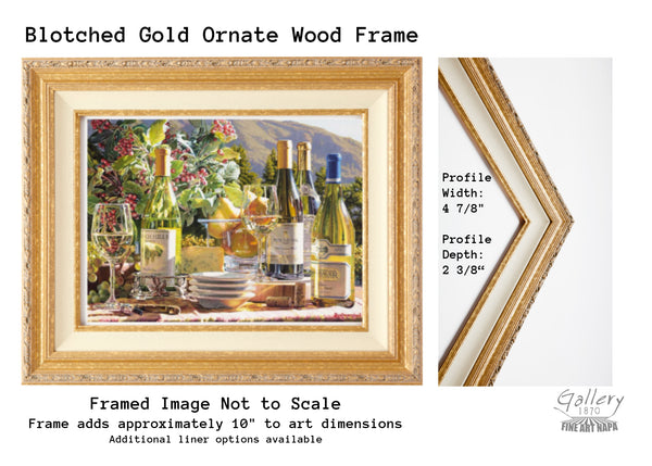 Gold Rush - custom framed