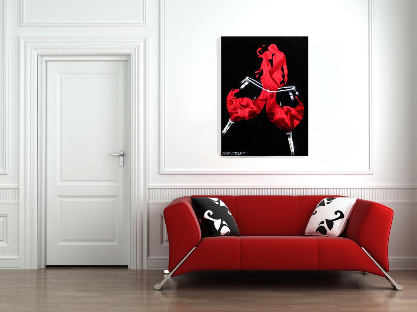 Double Amore 36x24" original abstract