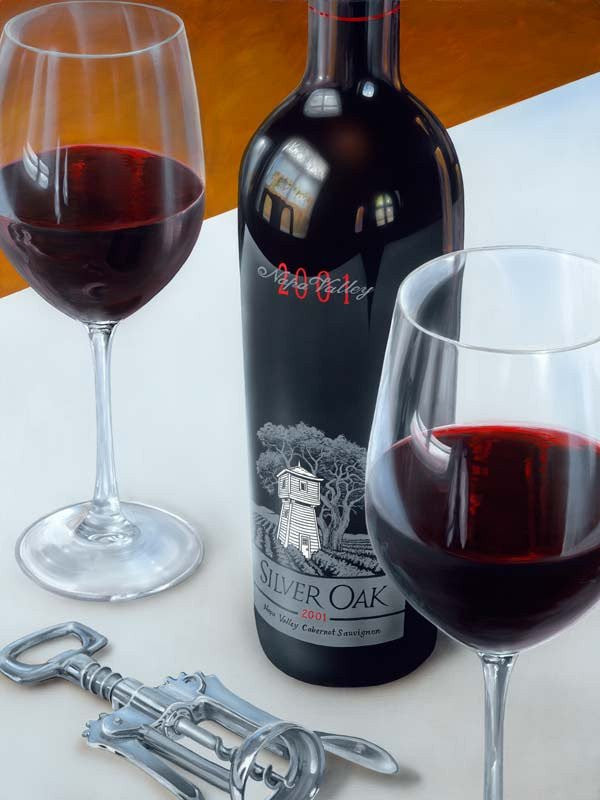 Napa Valley Silver Oak original painting by Patrick O'Rourke