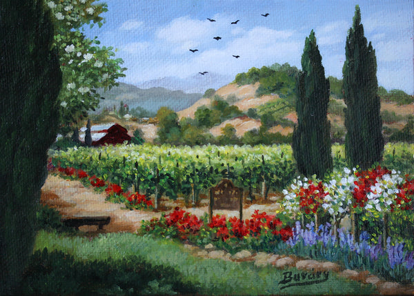 Rustic Vineyard Charm by Imre Buvary