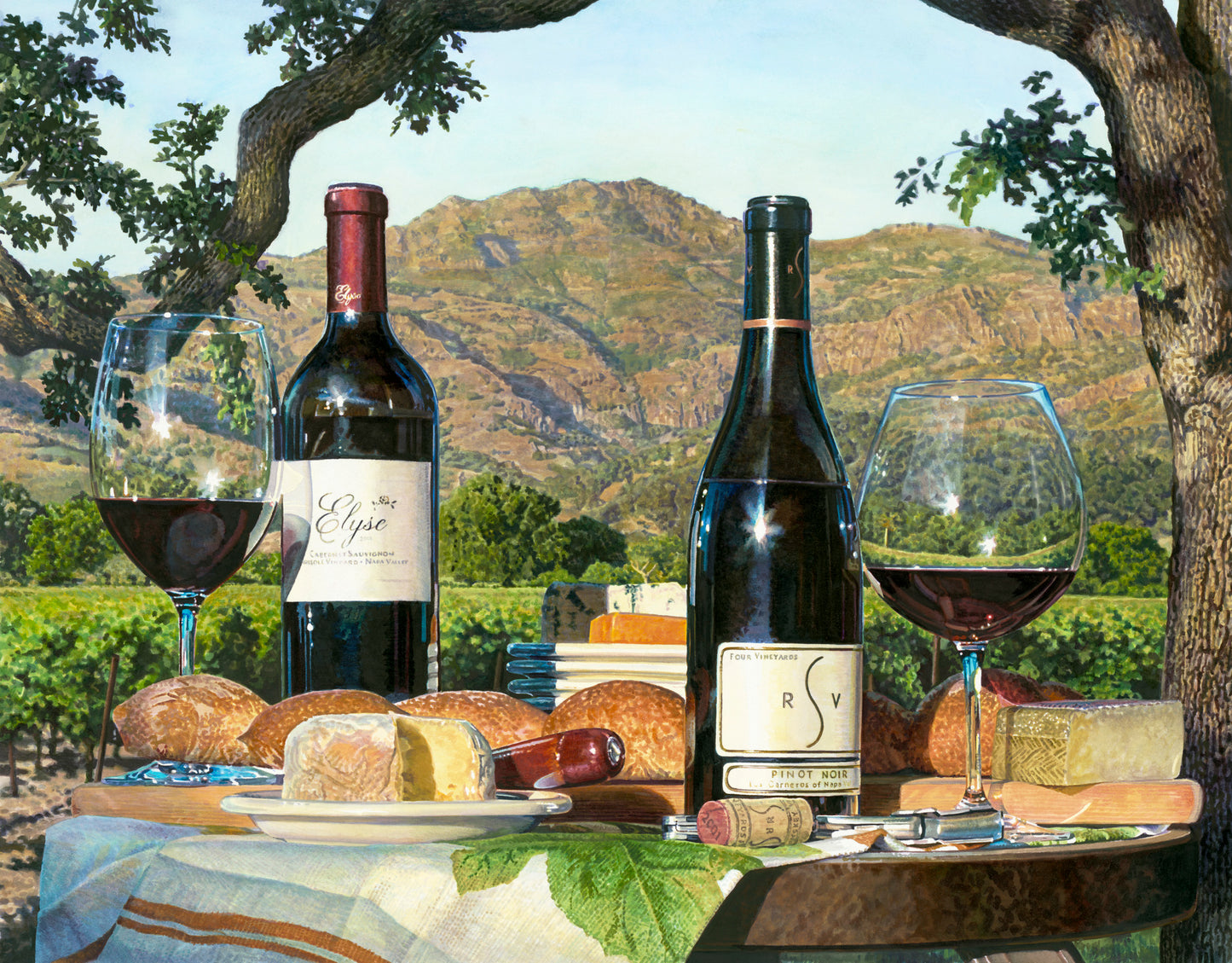 Stag's Leap Original by Eric Christensen captures the essence of Napa Valley’s wine country