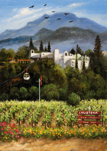 Sterling Tram 10x8" canvas print