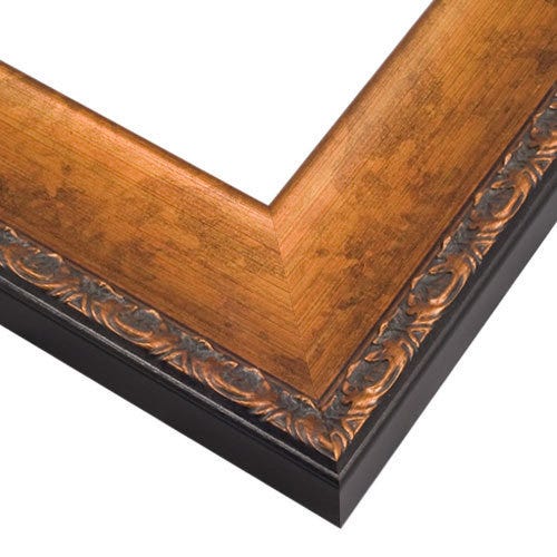 Vintage Copper custom wood frame offered at Gallery 1870