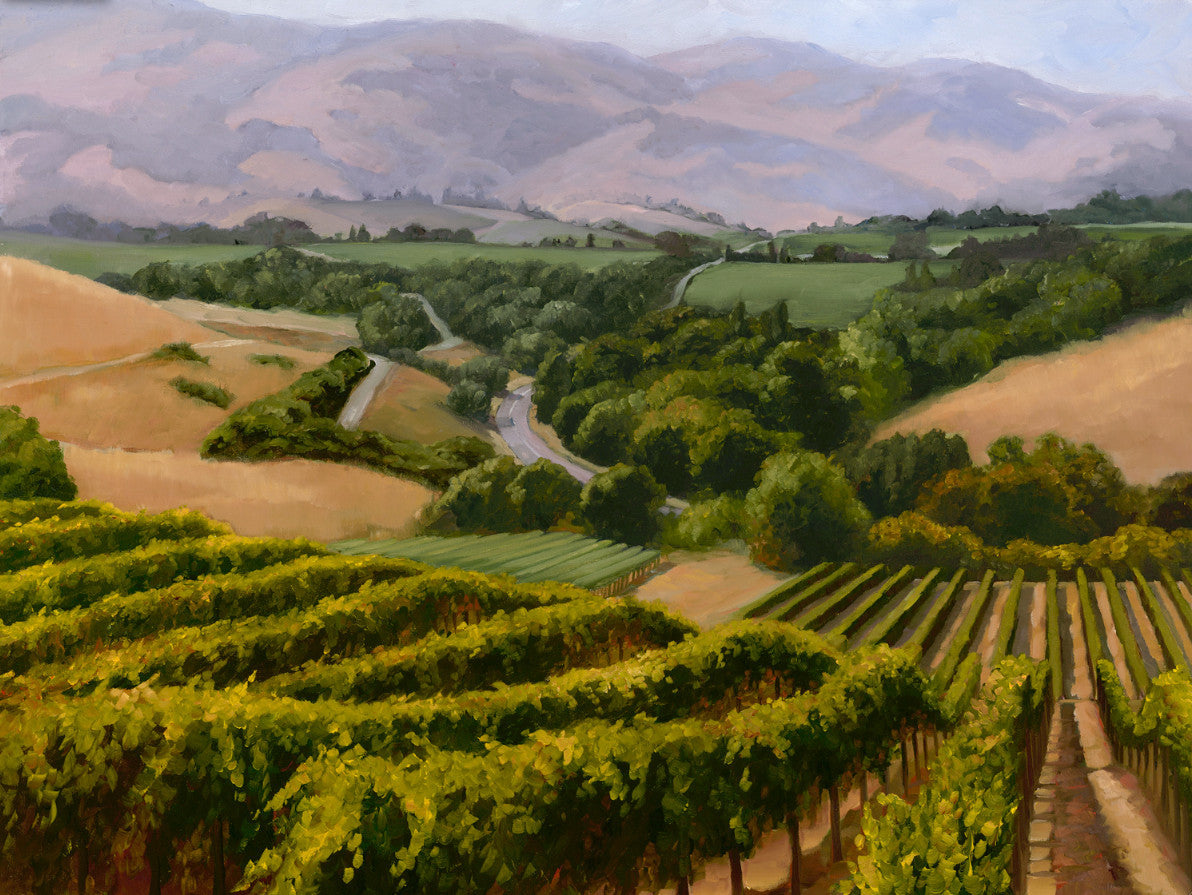 Vintner's View - Limited Edition artwork by Susan Hoehn