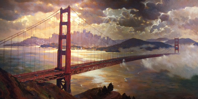 Golden Gate Splendor by Leon Roulette