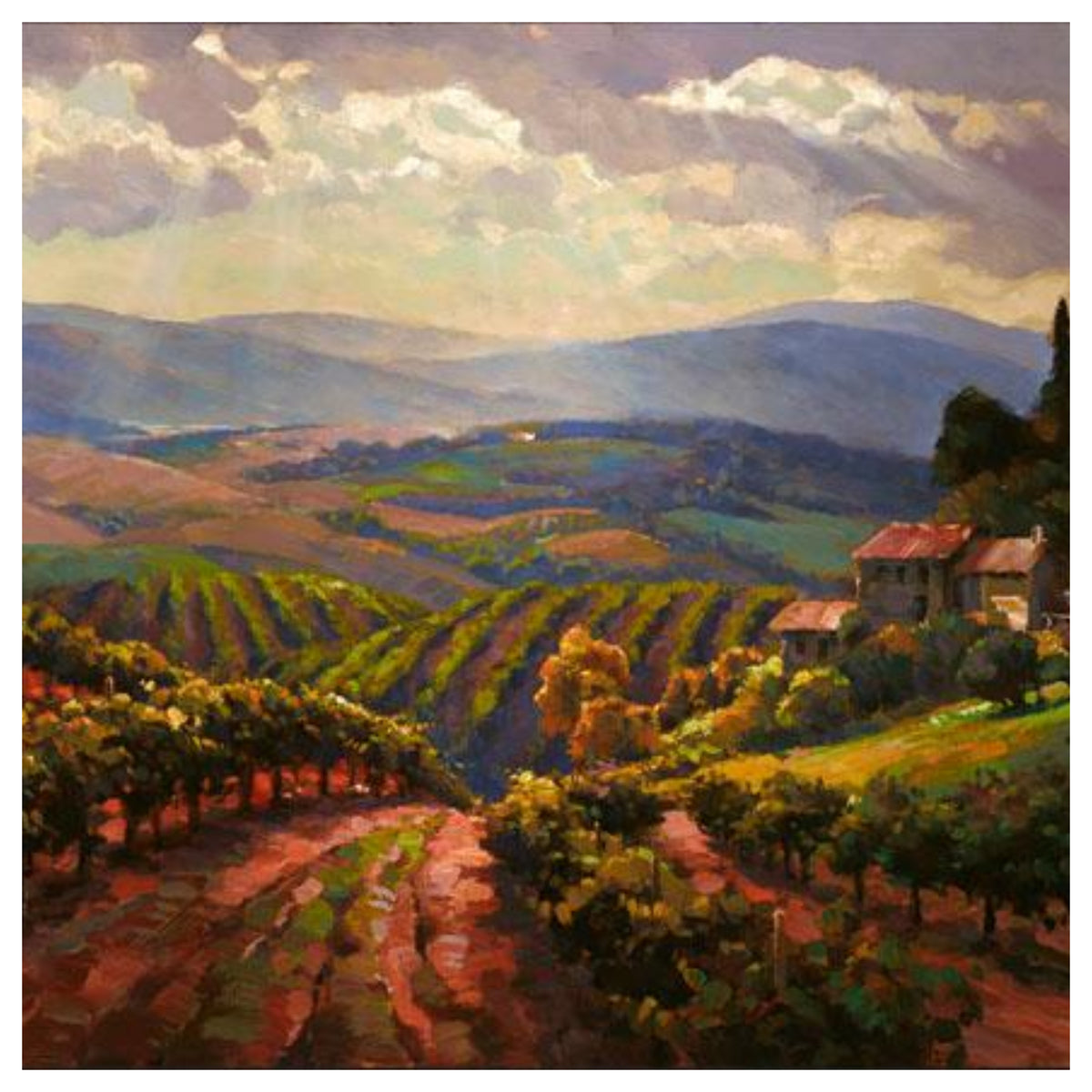 Alsace Morning by Leon Roulette available at Gallery 1870