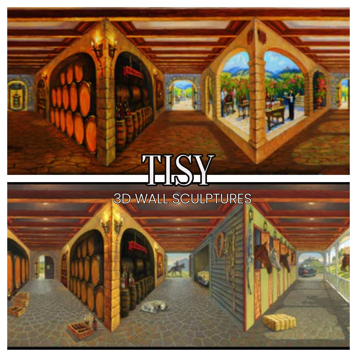 TISY - 3D Wall Sculptures