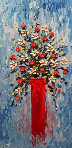 Vase of Eternal Beauty original painting by Isabelle Dupuy