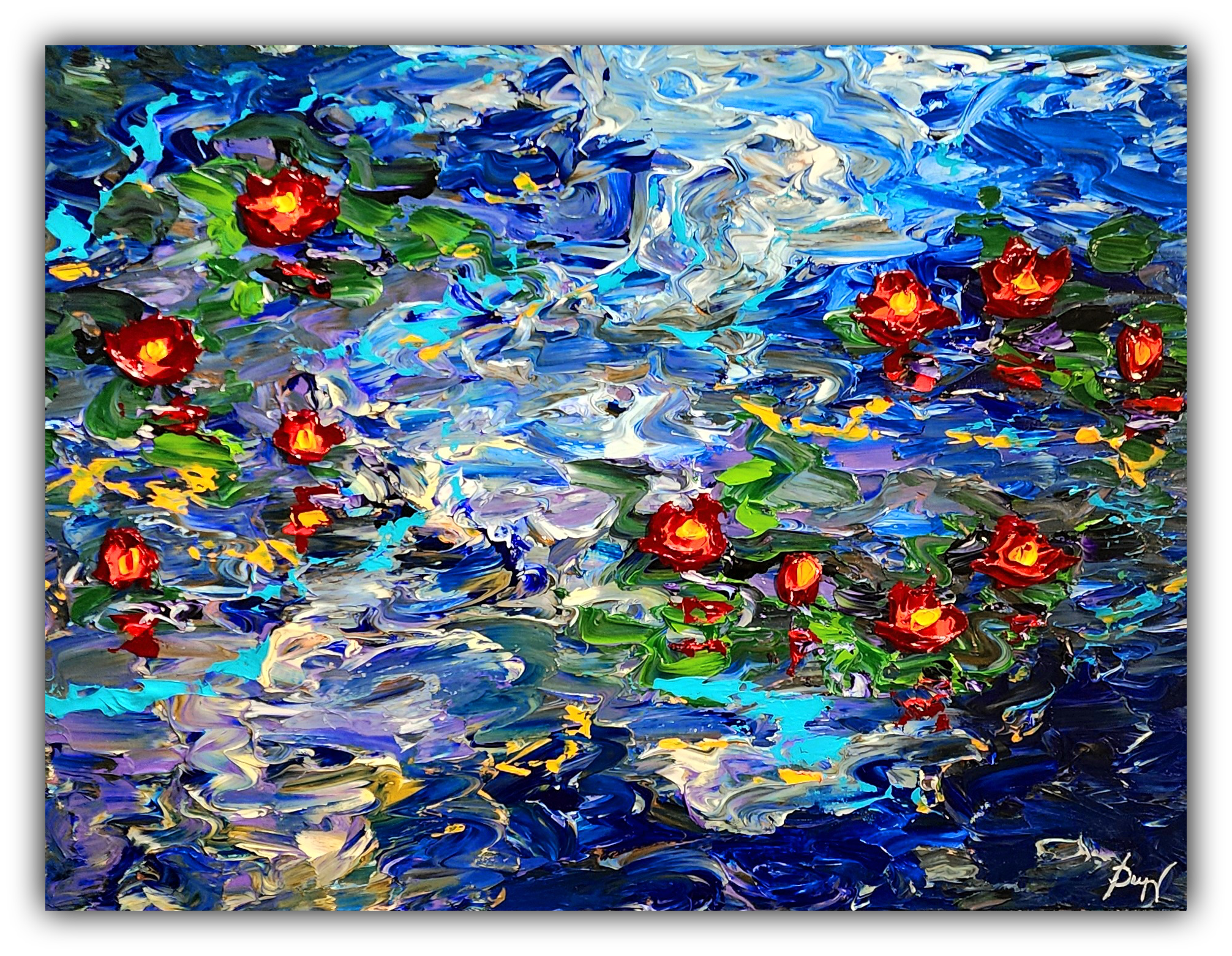 Water Lilies of Colorful Dreams by Isabelle Dupuy