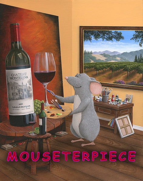 Mouseterpiece mouse painting by Patrick O'Rourke