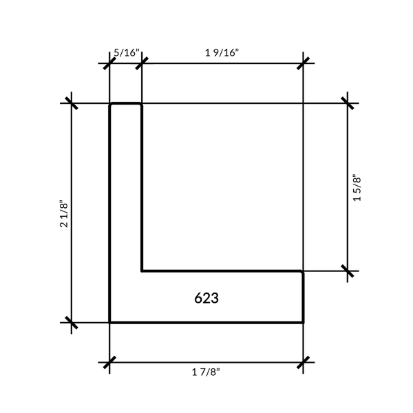 Cranbrook Float Frame – Dark Walnut 2"