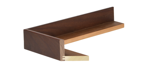 Cranbrook Float Frame – Dark Walnut 2"