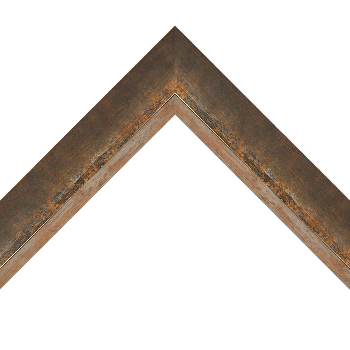 Metallic Charcoal Bronze Cap Frame with Beveled Lip