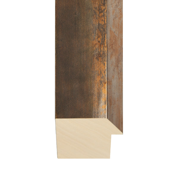 Metallic Charcoal Bronze Cap Frame with Beveled Lip