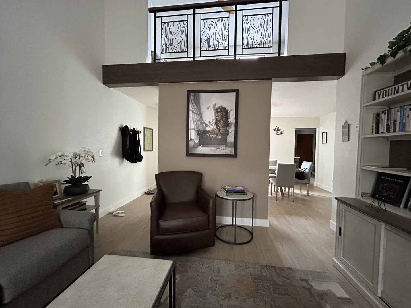 Customer-In-Home-Art-Installation - All the Marbles by Pete Tillack purchased from Gallery 1870 Napa
