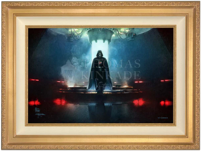 Darkness Has Arrived - Darth Vader Limited Edition Canvas art from Thomas Kinkade Studios.