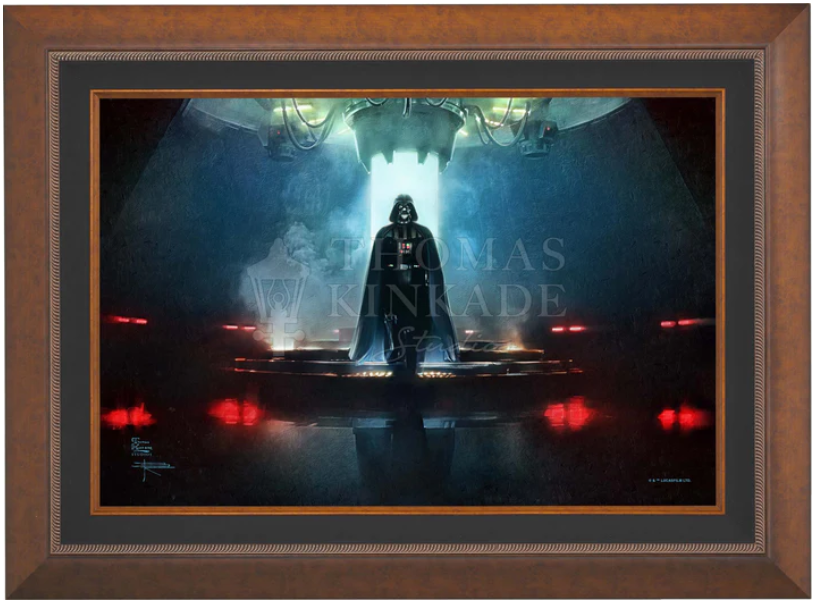 Darkness Has Arrived - Darth Vader Limited Edition Canvas art from Thomas Kinkade Studios.