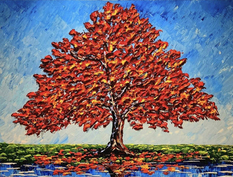Autumn Colors of the Maple 30x40" original