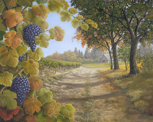 Autumn Harvest Original Acrylic by Patrick O'Rourke