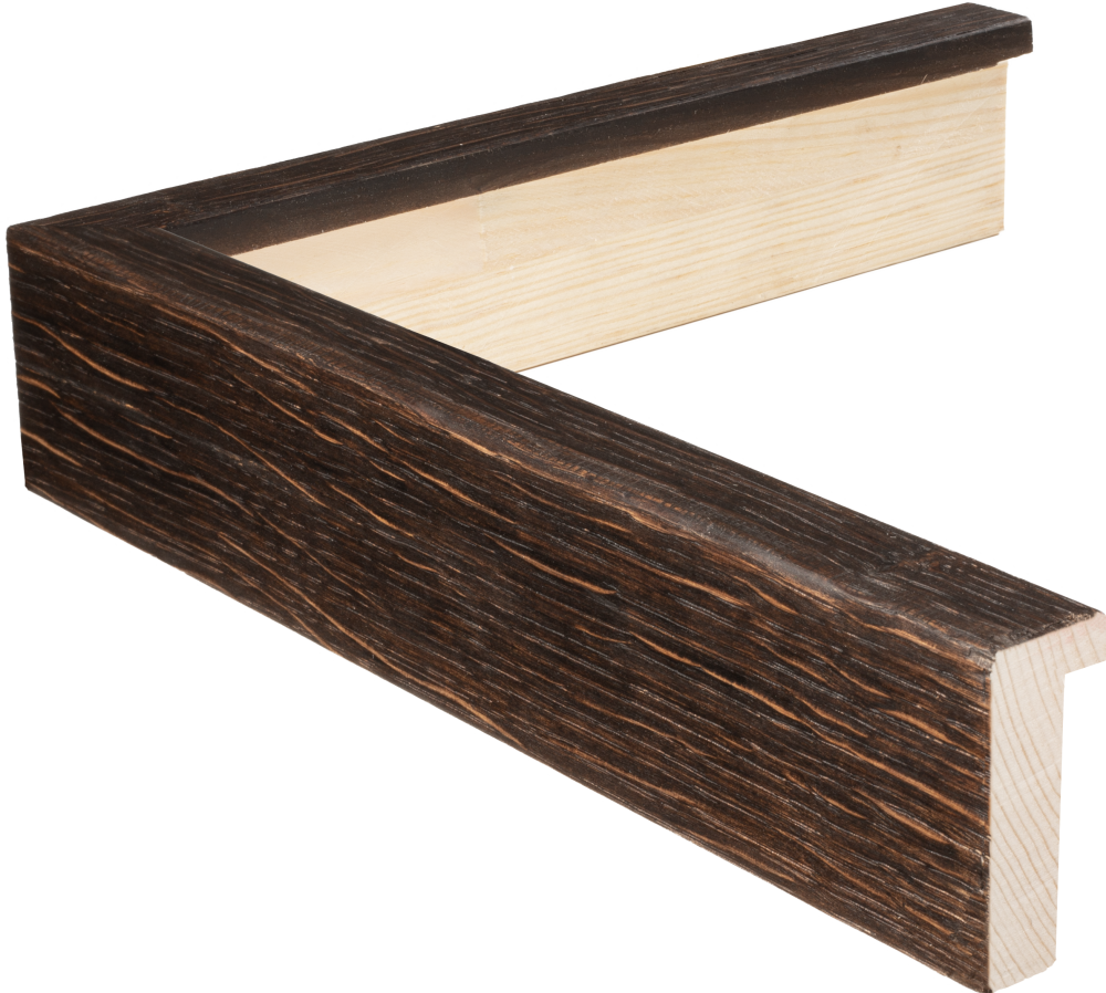 Axel Shadow Box Frame - Smoked Timber