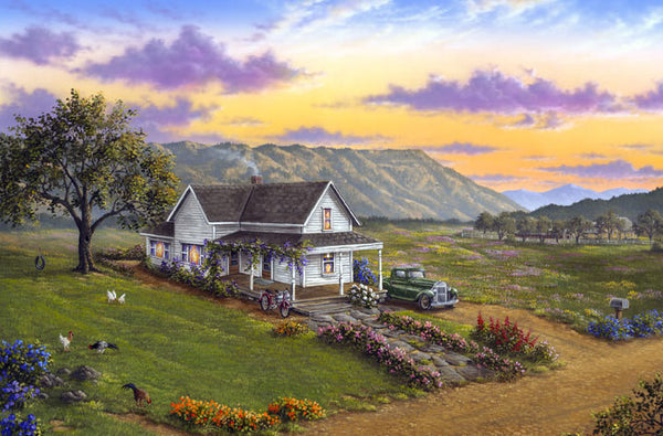 Blue Mountain Homestead by Patrick O'Rourke captures country living in the Grande Ronde Valley.