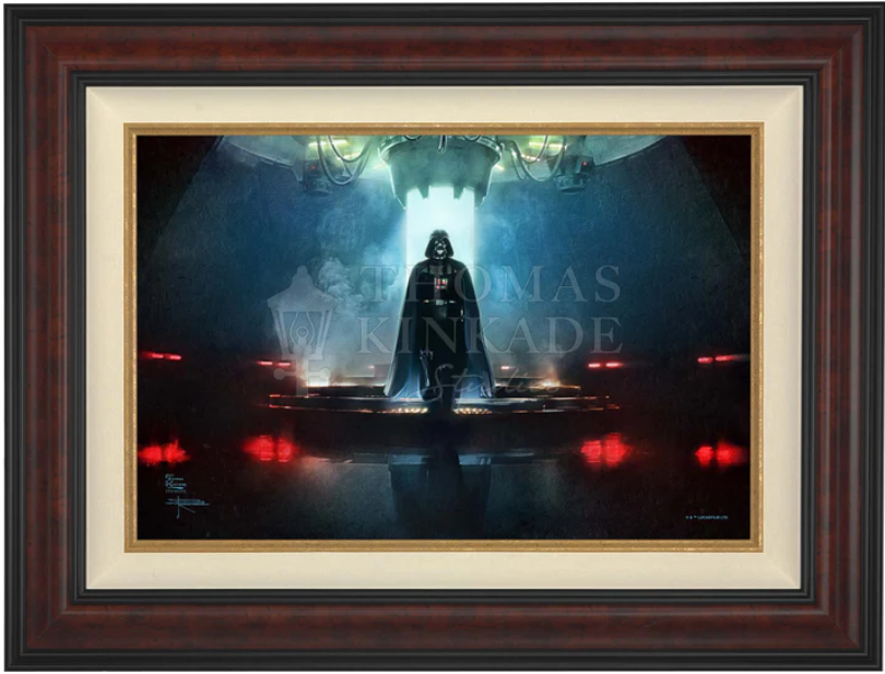 Darkness Has Arrived - Darth Vader Limited Edition Canvas art from Thomas Kinkade Studios.