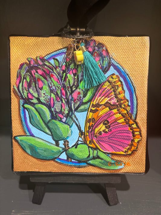 Whispers on the Wind miniature original by Charlotte Rose