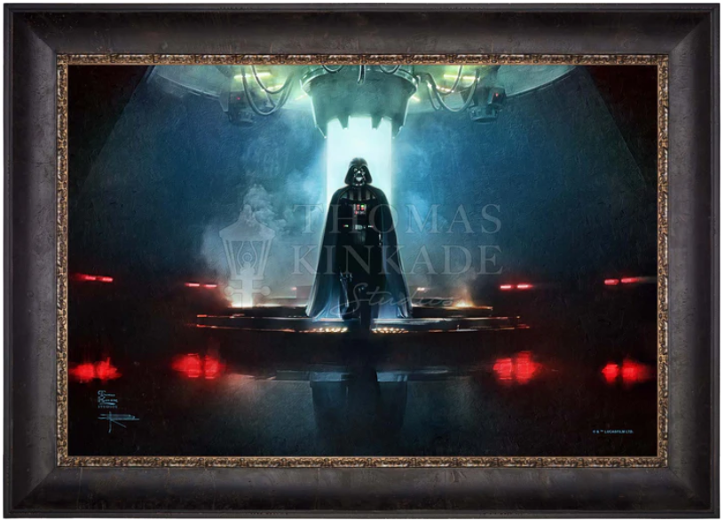 Darkness Has Arrived - Darth Vader Limited Edition Canvas art from Thomas Kinkade Studios.