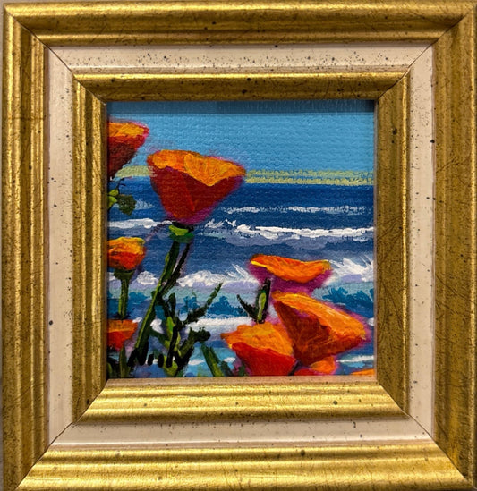 Poppies By the Sea by Karen Neely