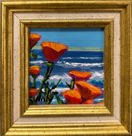 Poppies By the Sea by Karen Neely