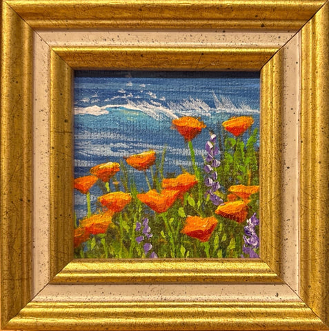 Poppies By the Sea by Karen Neely