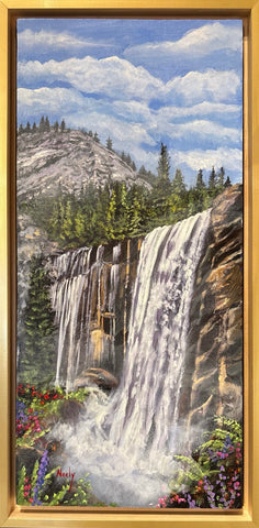 Yosemite Waterfall Original by Karen Neely