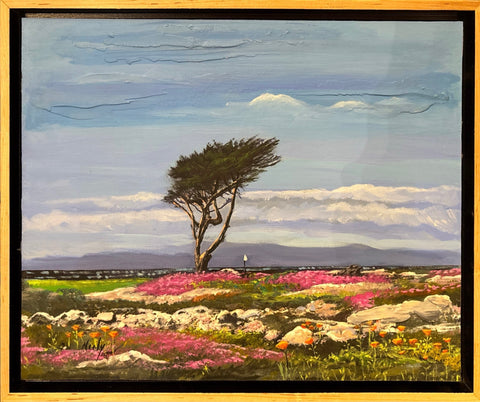 Cypress on the Course Original by Karen Neely