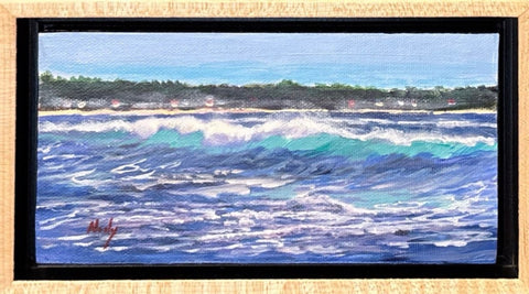 Wave @ the California Shore Original by Karen Neely