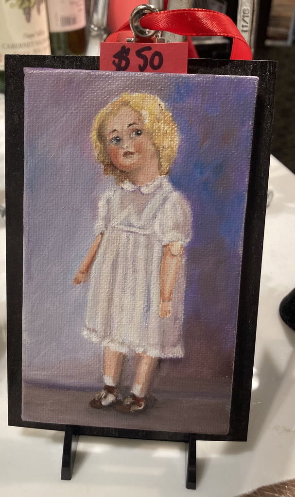 Vintage Doll miniature original by Chandler